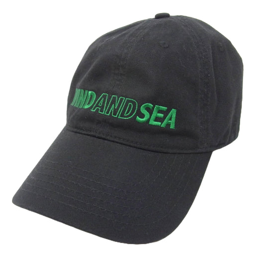 WIND AND SEA ウィンダンシー WDS-O-YAS-24-Q4-04 ロゴ刺繡 6パネル キャップ ブラック系【中古】