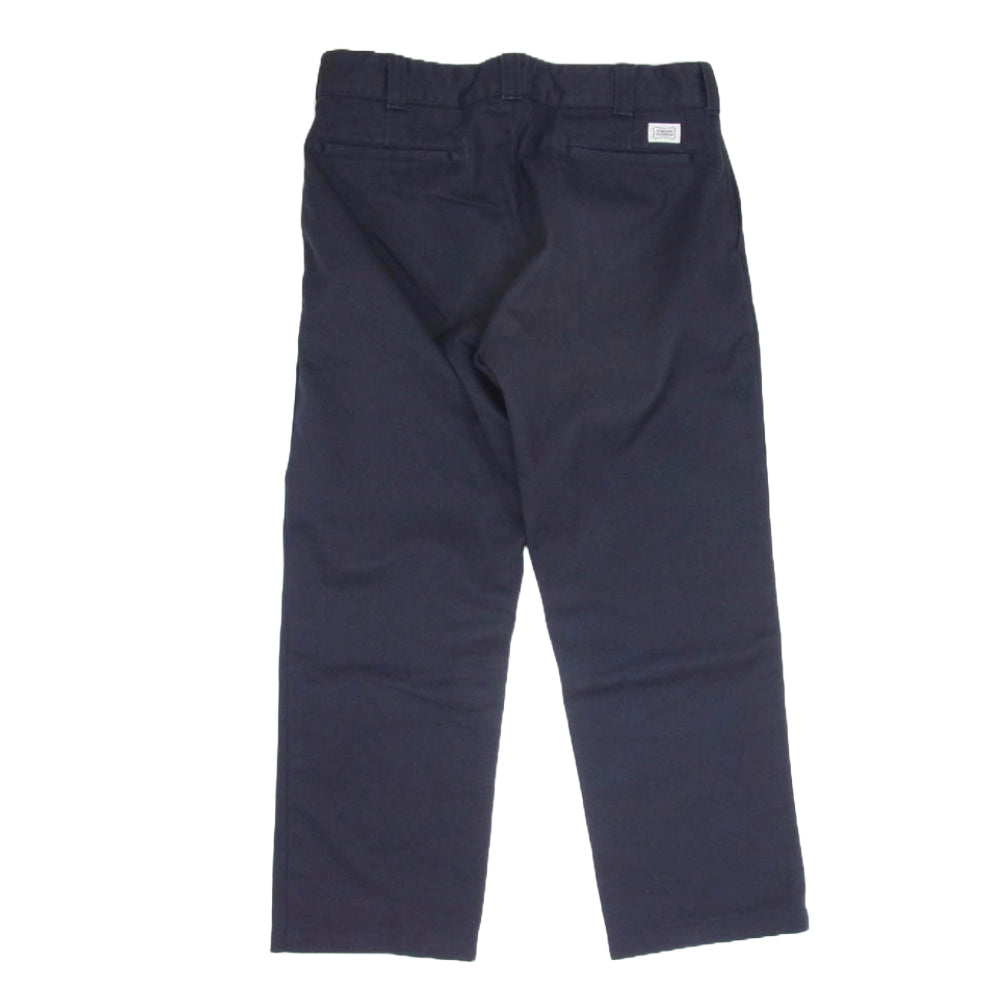 STANDARD CALIFORNIA スタンダードカリフォルニア WORK PANTS コットン ワーク パンツ ワイド テーパード ネイビー系 34【中古】