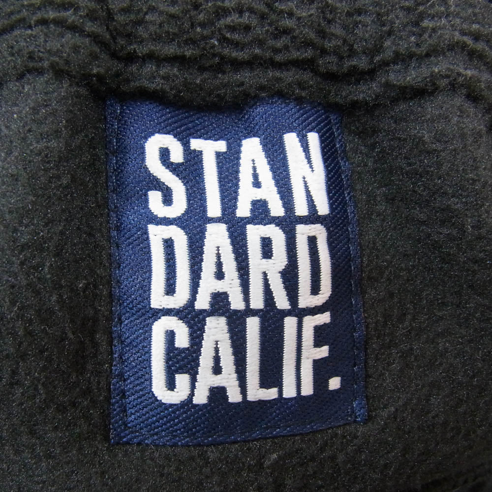 STANDARD CALIFORNIA スタンダードカリフォルニア FLEECE PANTS マイクロ フリース パンツ ブラック系 L【中古】