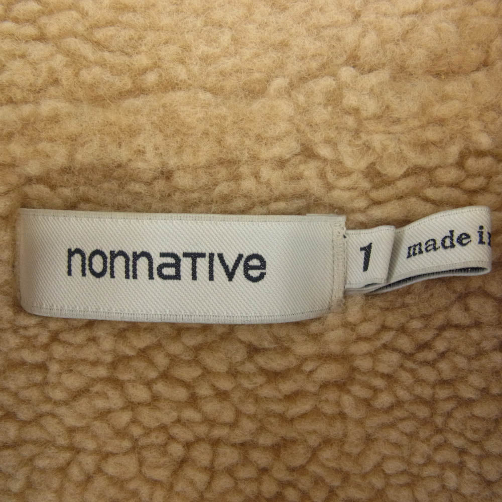 nonnative ノンネイティブ NN-JU2206 LOGGER COAT ロガー コート チェック柄 コーデュロイ切替 裏地ボア ネイビー系 ブルー系 1【中古】