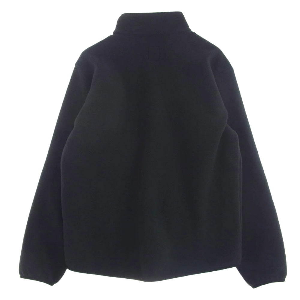 STANDARD CALIFORNIA スタンダードカリフォルニア SD FLEECE JACKETロゴ刺繍フリース ジップアップ ジャケット ブラック系 M【中古】