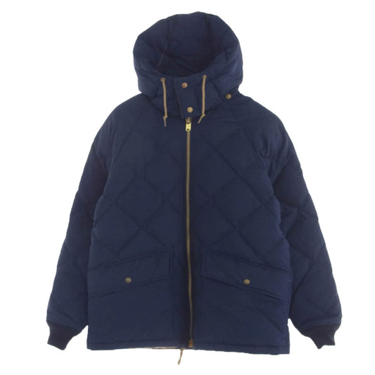 STANDARD CALIFORNIA スタンダードカリフォルニア CLASSIC QUILTED DOWN JACKET クラシック キルティング ダウン ジャケット ネイビー系 ベージュ系 M【中古】