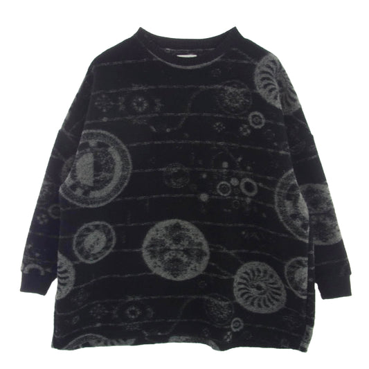 STOF ストフ SF24AW-16 Roots JQ Pulover CIRCLE サークル ニット プルオーバー ブラック系 M【中古】