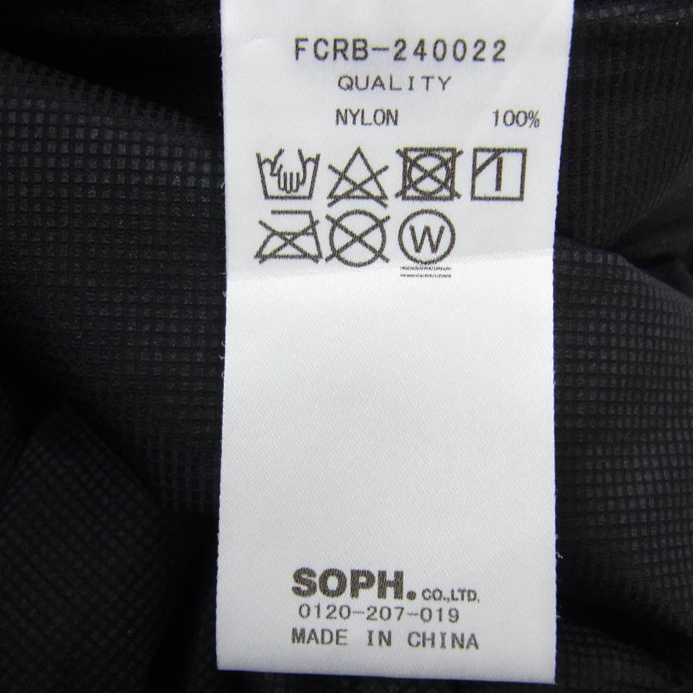 F.C.R.B. エフシーアールビー 23AW FCRB-232059 POLARTEC TRAINING RIBBED PANTS ポーラテック トレーニング パンツ ブラック系 M【中古】