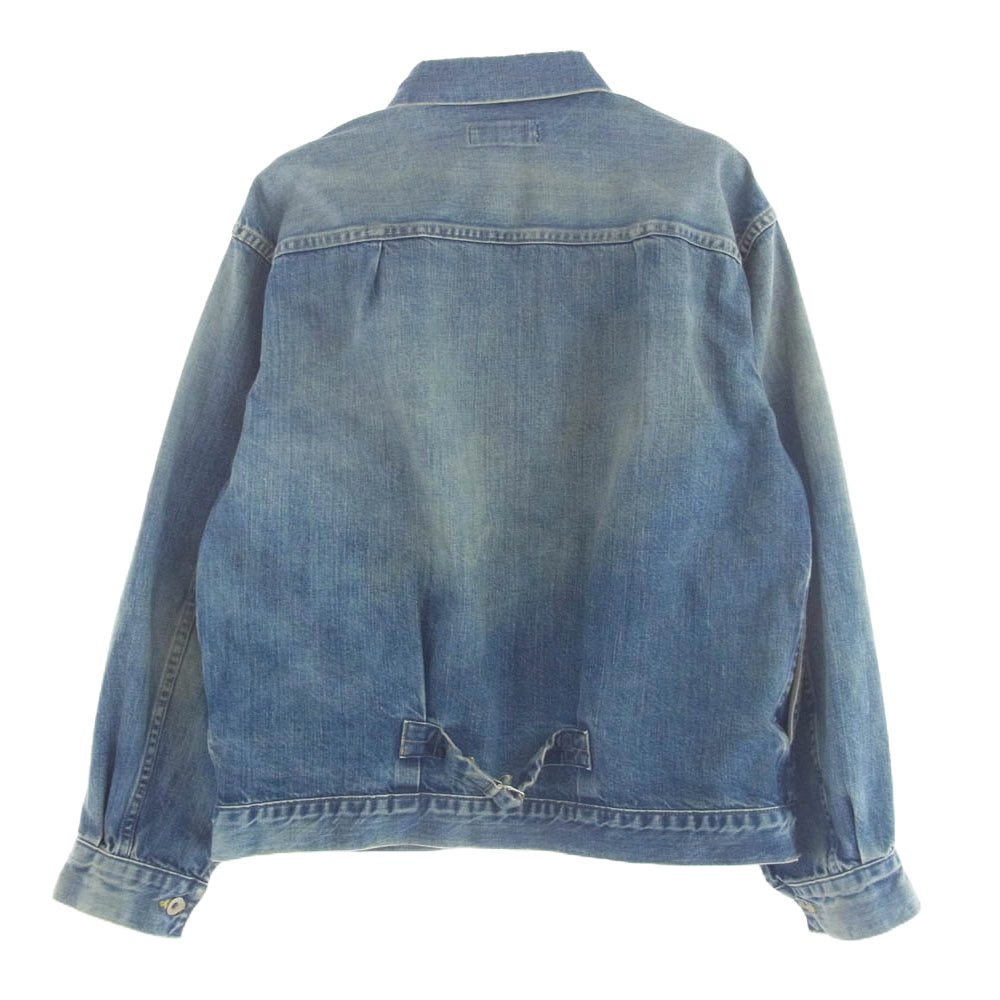 marka マーカ 24SS M24A-04BL21C TYPE1 DENIM JACKET USED WASHED ユーズドウォッシュ加工 デニム ジャケット インディゴブルー系 1【中古】