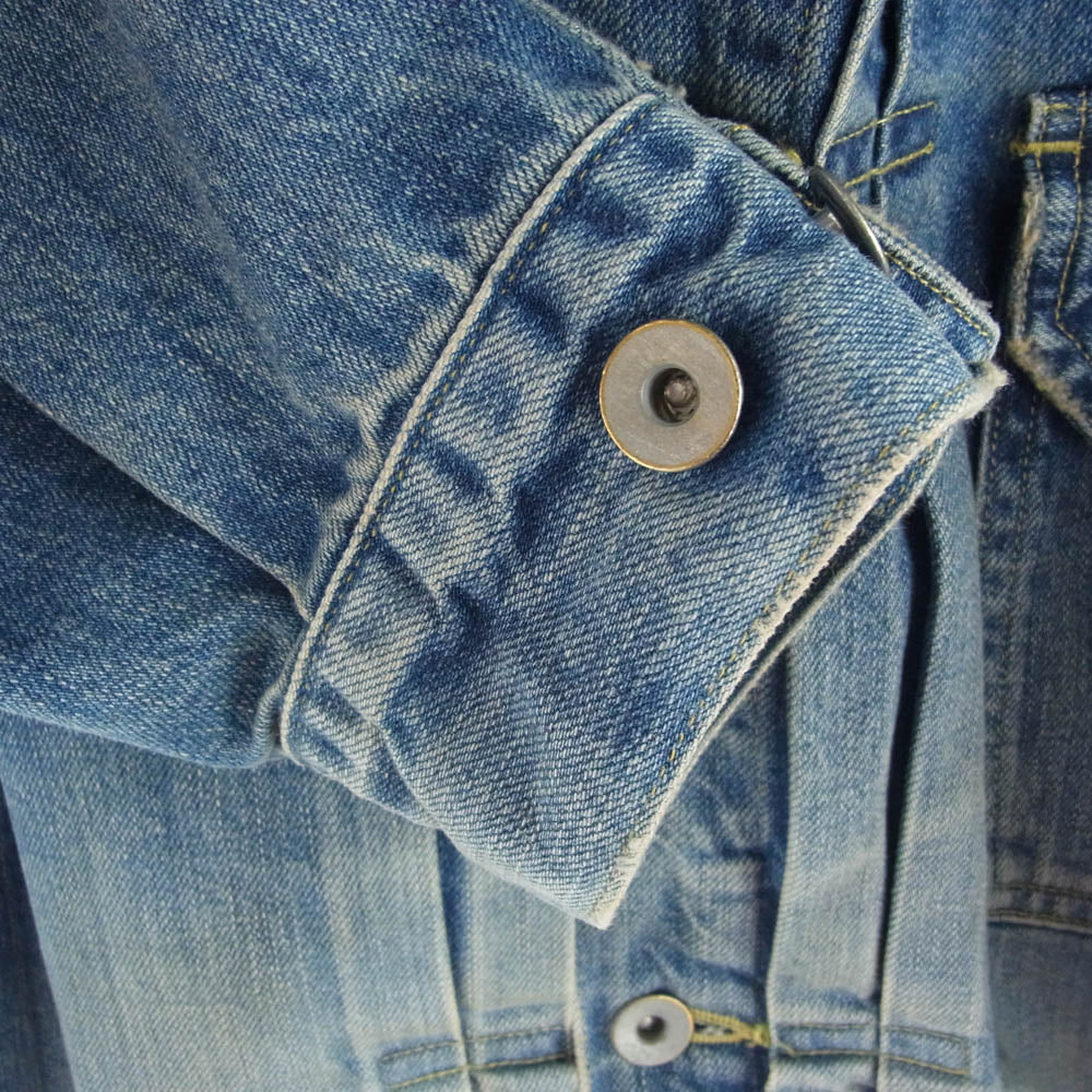 marka マーカ 24SS M24A-04BL21C TYPE1 DENIM JACKET USED WASHED ユーズドウォッシュ加工 デニム ジャケット インディゴブルー系 1【中古】