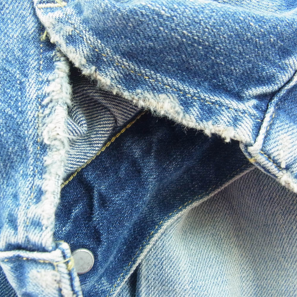 marka マーカ 24SS M24A-04BL21C TYPE1 DENIM JACKET USED WASHED ユーズドウォッシュ加工 デニム ジャケット インディゴブルー系 1【中古】