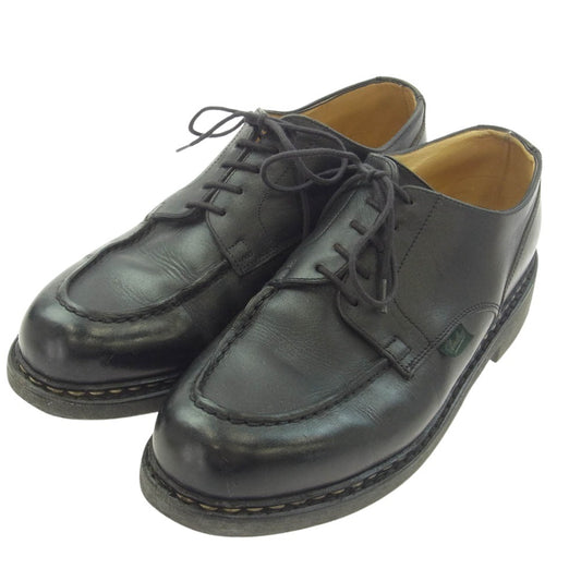 Paraboot パラブーツ 61381 CHAMBORD シャンボード Uチップ レザー シューズ ブラック系 US7【中古】