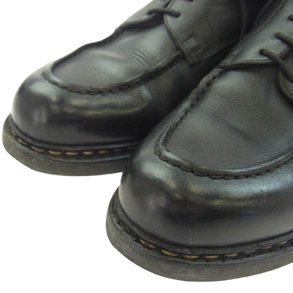 Paraboot パラブーツ 61381 CHAMBORD シャンボード Uチップ レザー シューズ ブラック系 US7【中古】