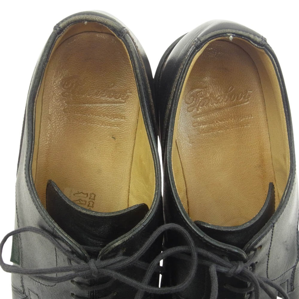 Paraboot パラブーツ 61381 CHAMBORD シャンボード Uチップ レザー シューズ ブラック系 US7【中古】