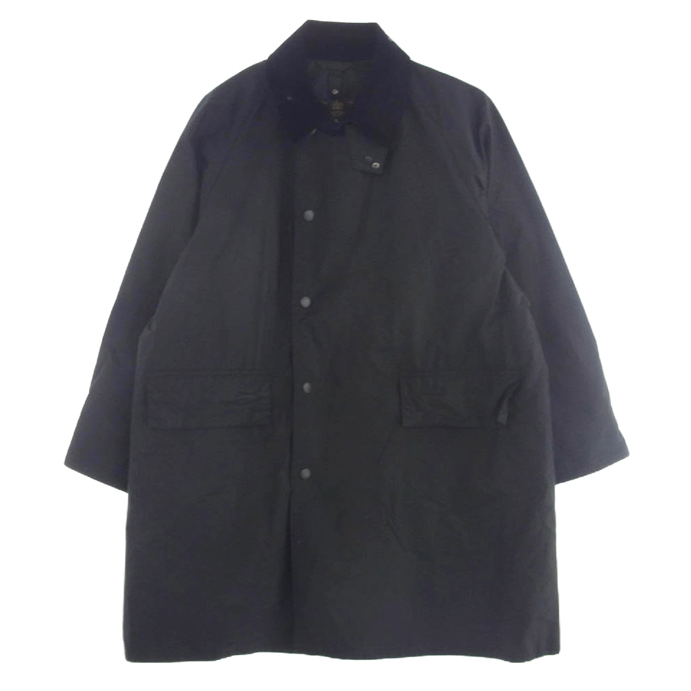 KAPTAIN SUNSHINE キャプテンサンシャイン 21AW 2102448 × BARBOUR バブアー 3/4 coat キャプテンサンシャイン オイルド コート ブラック系 36【中古】