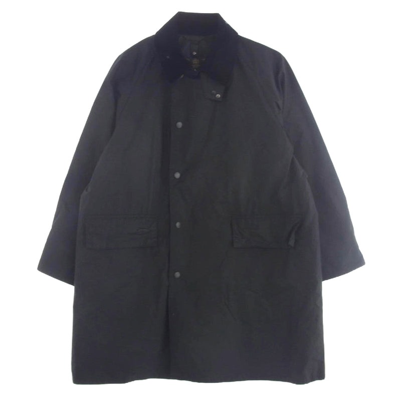 KAPTAIN SUNSHINE キャプテンサンシャイン 21AW 2102448 × BARBOUR バブアー 3/4 coat キャプテンサンシャイン オイルド コート ブラック系 36【中古】