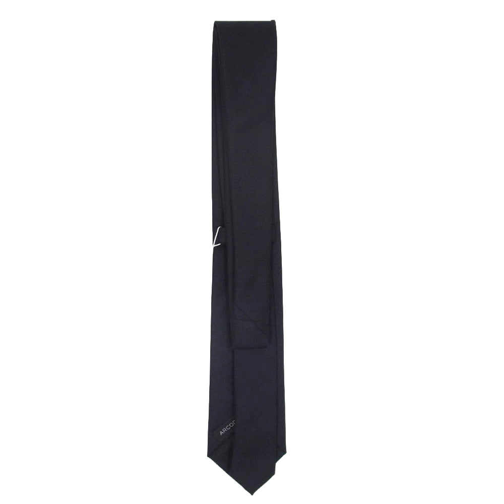アルコディオ 干場義雅氏 監修 Loro Piana Fabric CASHMERE AWARD カシミヤ タイ ネクタイ ブラック系【新古品】【未使用】【中古】