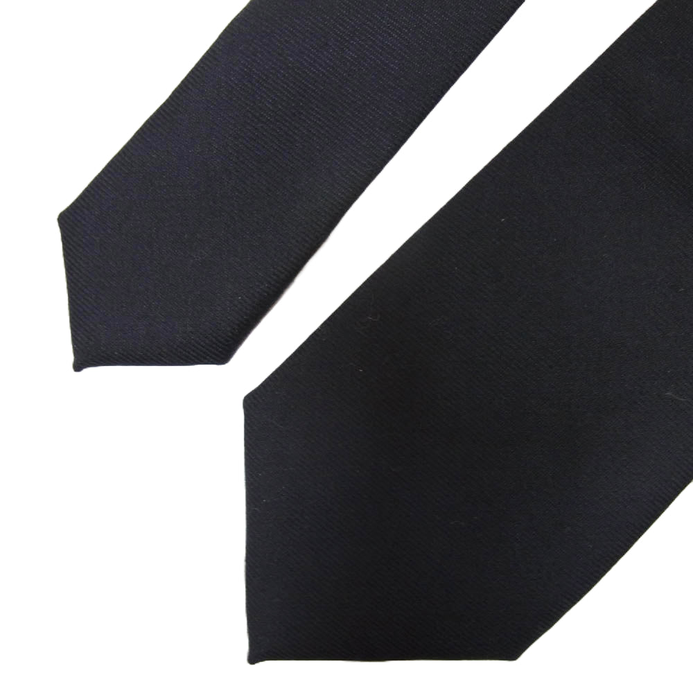 アルコディオ 干場義雅氏 監修 Loro Piana Fabric CASHMERE AWARD カシミヤ タイ ネクタイ ブラック系【新古品】【未使用】【中古】