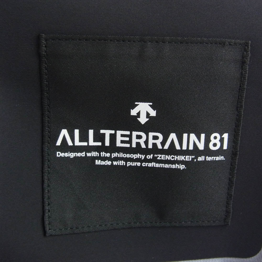 DESCENTE デサント 24AW D04FWB01M ALLTERRAIN81 GORE-TEX SHELL JACKET ZENCHIKEI オルテライン81 ゴアテックス シェル ジャケット ブラック系 XS【新古品】【未使用】【中古】