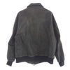 ISAMUKATAYAMA BACKLASH イサムカタヤマバックラッシュ 2126-02 JAPAN STEER WHITE+MIMOSA/TANNED GARMENT-DYED+USED-PROCESSED A-2 FLIGHT JACKET ジャパンステアー ミモザ製品染め USED加工 A-2 フライト ジャケット ブラック系 XS【極上美品】【中古】