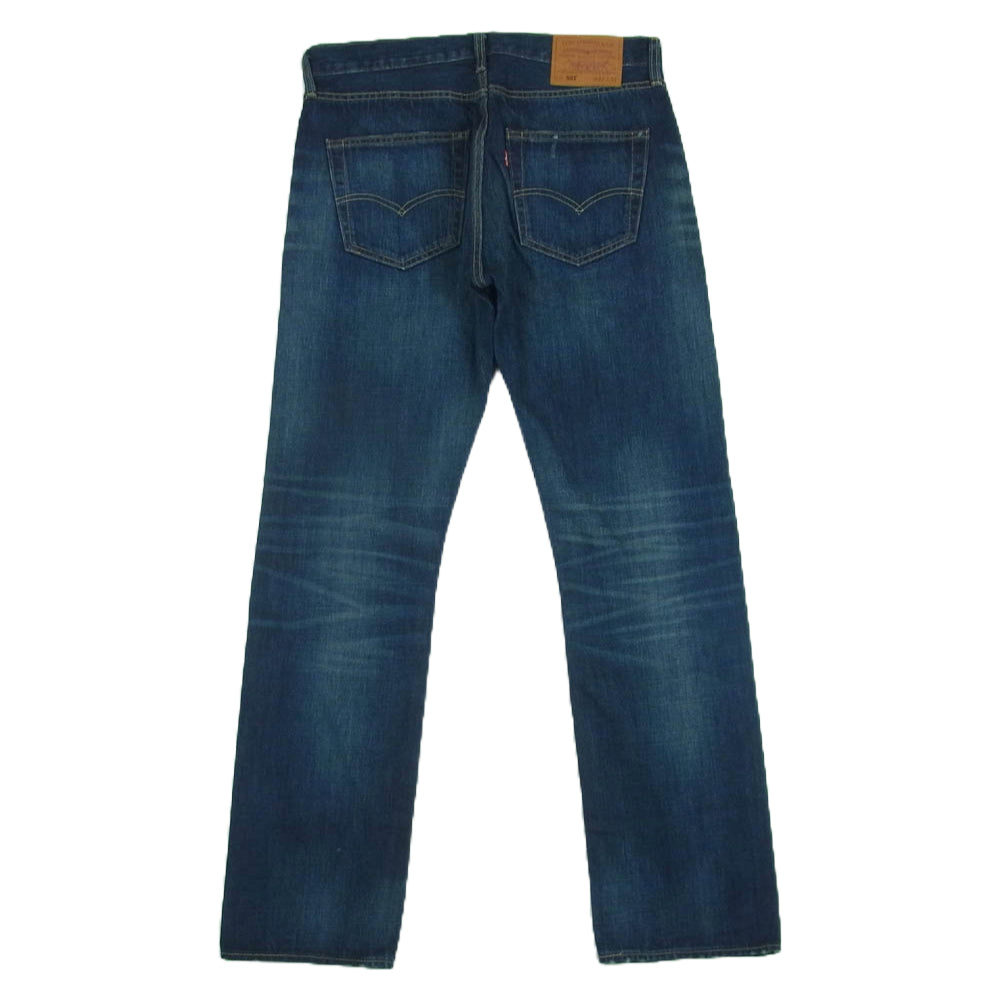 Levi's リーバイス 00501-1485 PREMIUM プレミアム 501 ボタンフライ レギュラー ストレート デニム パンツ インディゴブルー系 W32 L32【中古】