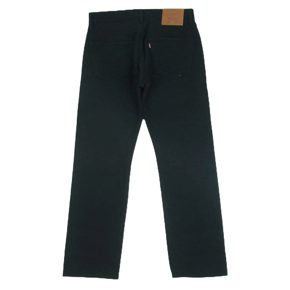 Levi's リーバイス 00501-0165 501 オリジナル ストレート ボタンフライ ブラック デニム パンツ ブラック系 W32 L30【中古】
