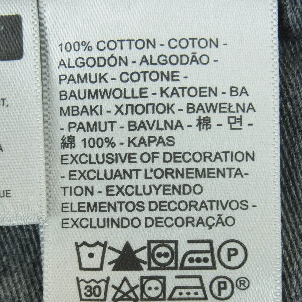 Levi's リーバイス 00501-0165 501 オリジナル ストレート ボタンフライ ブラック デニム パンツ ブラック系 W32 L30【中古】
