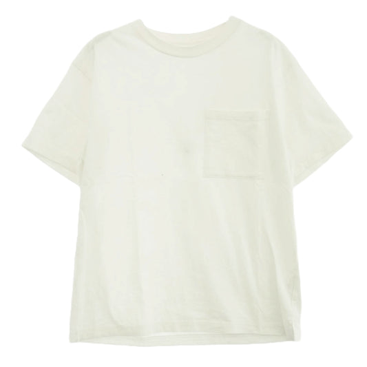 MINEDENIM マインデニム Cupra T-Shirt 半袖 ポケット カットソー Tシャツ ホワイト系 M【中古】