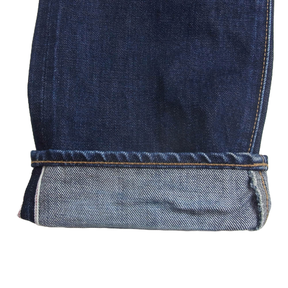 MINEDENIM マインデニム Standard Straight スタンダード ストレート インディゴ デニム パンツ ボタンフライ インディゴブルー系 7【中古】