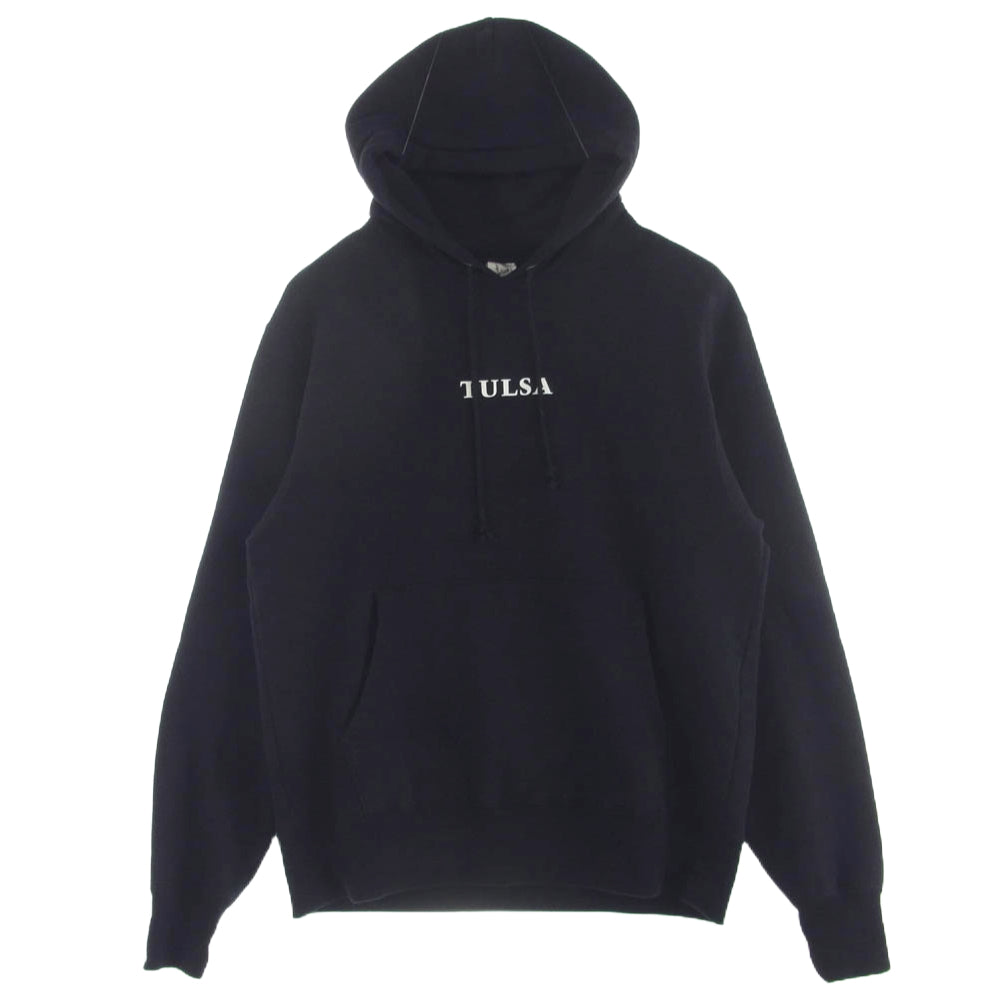 MINEDENIM マインデニム × WACKO MARIA × LARRY CLARK TULSA ワコマリア ラリークラーク バックプリント プルオーバー パーカー ブラック系 M【中古】