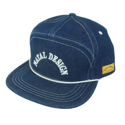 NATAL DESIGN ネイタルデザイン デニム キャップ 帽子 コットン ベトナム製 インディゴブルー系 F【中古】