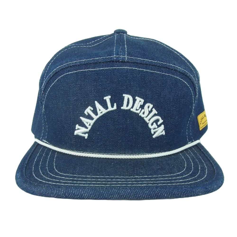 NATAL DESIGN ネイタルデザイン デニム キャップ 帽子 コットン ベトナム製 インディゴブルー系 F【中古】