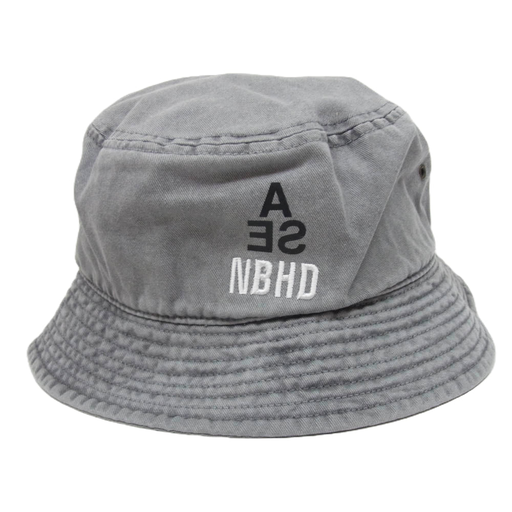 WIND AND SEA ウィンダンシー 21SS 211ELWSN-HT01S NEIGHBORHOOD ネイバーフッド バケット ハット 帽子 グレー系 F【中古】