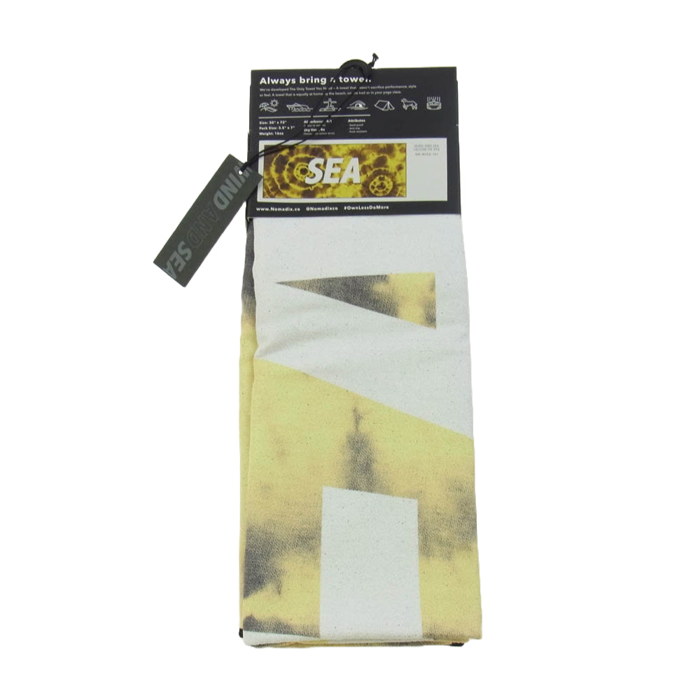 WIND AND SEA ウィンダンシー NOMADIX WDS CAMP TOWEL バス タオル イエロー系【新古品】【未使用】【中古】