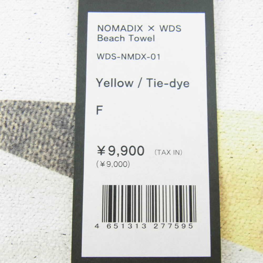 WIND AND SEA ウィンダンシー NOMADIX WDS CAMP TOWEL バス タオル イエロー系【新古品】【未使用】【中古】