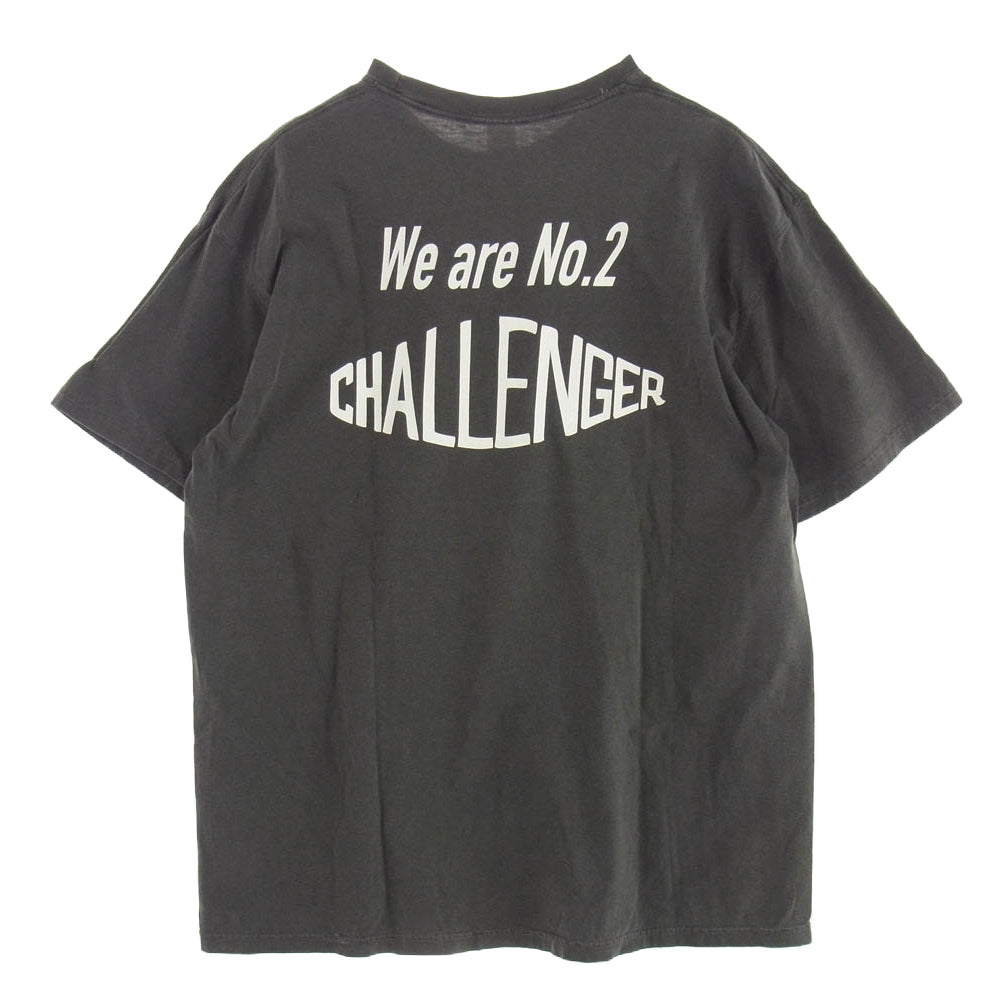 CHALLENGER チャレンジャー WE ARE No.2 TEE ウィーアーナンバー2 クルーネック 半袖 Ｔシャツ グレー系 チャコール系 XL【中古】