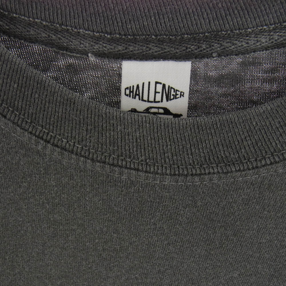 CHALLENGER チャレンジャー WE ARE No.2 TEE ウィーアーナンバー2 クルーネック 半袖 Ｔシャツ グレー系 チャコール系 XL【中古】
