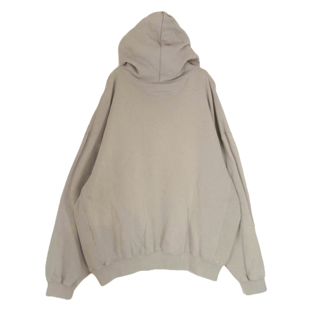 NEIGHBORHOOD ネイバーフッド 22SS 221XRRUN-CSM02 x RUSSELL ATHLETIC ラッセル アスレティック プルオーバ― パーカー グレーカーキ系 L【中古】