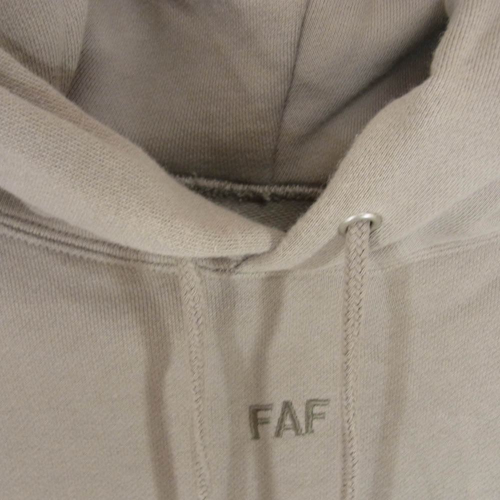 NEIGHBORHOOD ネイバーフッド 22SS 221XRRUN-CSM02 x RUSSELL ATHLETIC ラッセル アスレティック プルオーバ― パーカー グレーカーキ系 L【中古】