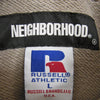 NEIGHBORHOOD ネイバーフッド 22SS 221XRRUN-CSM02 x RUSSELL ATHLETIC ラッセル アスレティック プルオーバ― パーカー グレーカーキ系 L【中古】