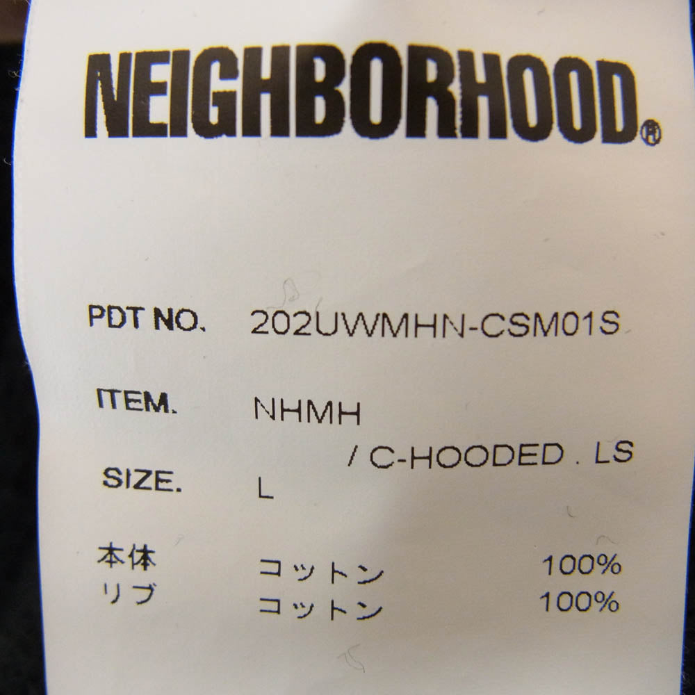 NEIGHBORHOOD ネイバーフッド 20AW 202UWMHN-CSM01S MOTORHEAD MOTORHEAD NHMH プリント プルオーバーパーカー スウェット パーカー ブラック系 L【中古】