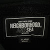 NEIGHBORHOOD ネイバーフッド 23SS 231UWWSN-CSM02S × WIND AND SEA SWEATPARKA LS ウィンダンシー ロゴ プリント フーディー パーカー ブラック系 XL【中古】