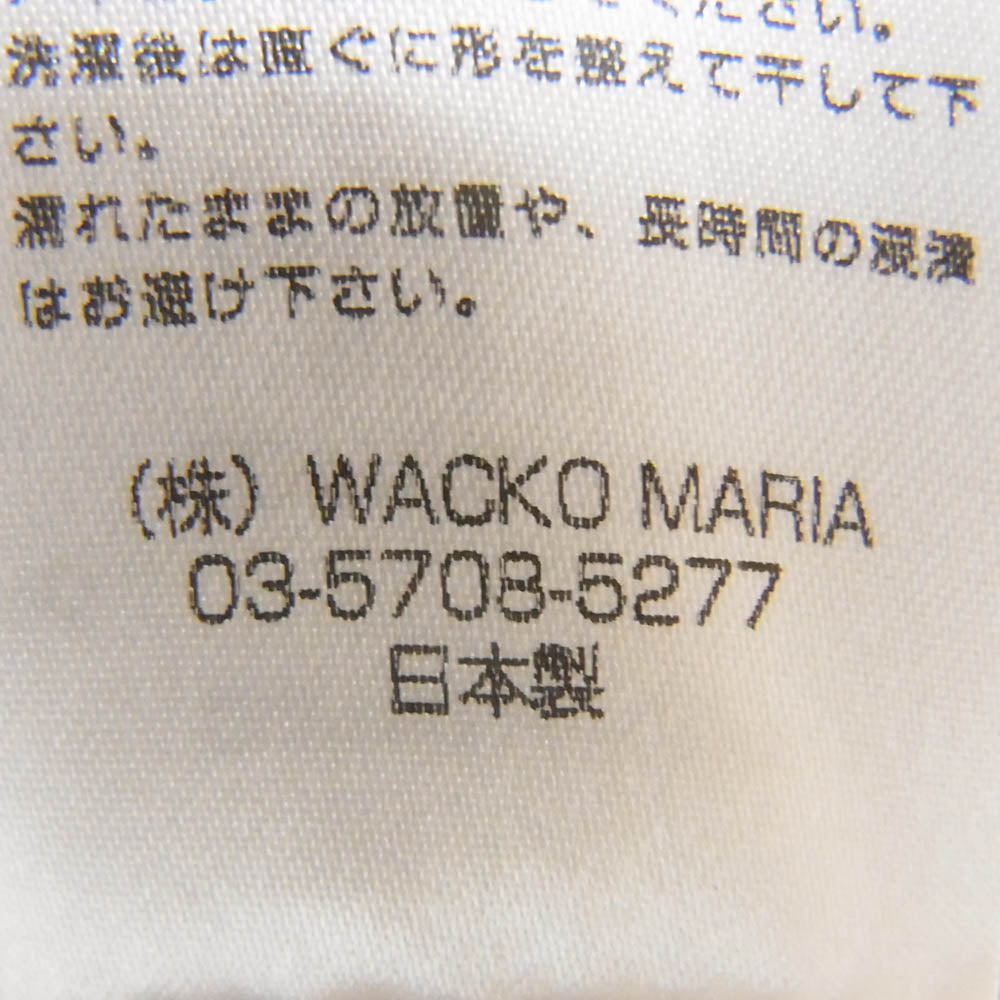 WACKO MARIA ワコマリア 23SS MIDDLE WEIGHT PULLOVER HOODED SWEAT SHIRT ロゴ 刺繍 ミドルウェイト スウェット パーカー グレー系 XL【中古】