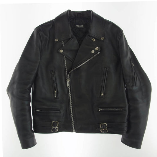 ロアーズオリジナル DOUBLE RIDERS JACKETレザー ダブル ライダース ジャケット ブラック系【中古】