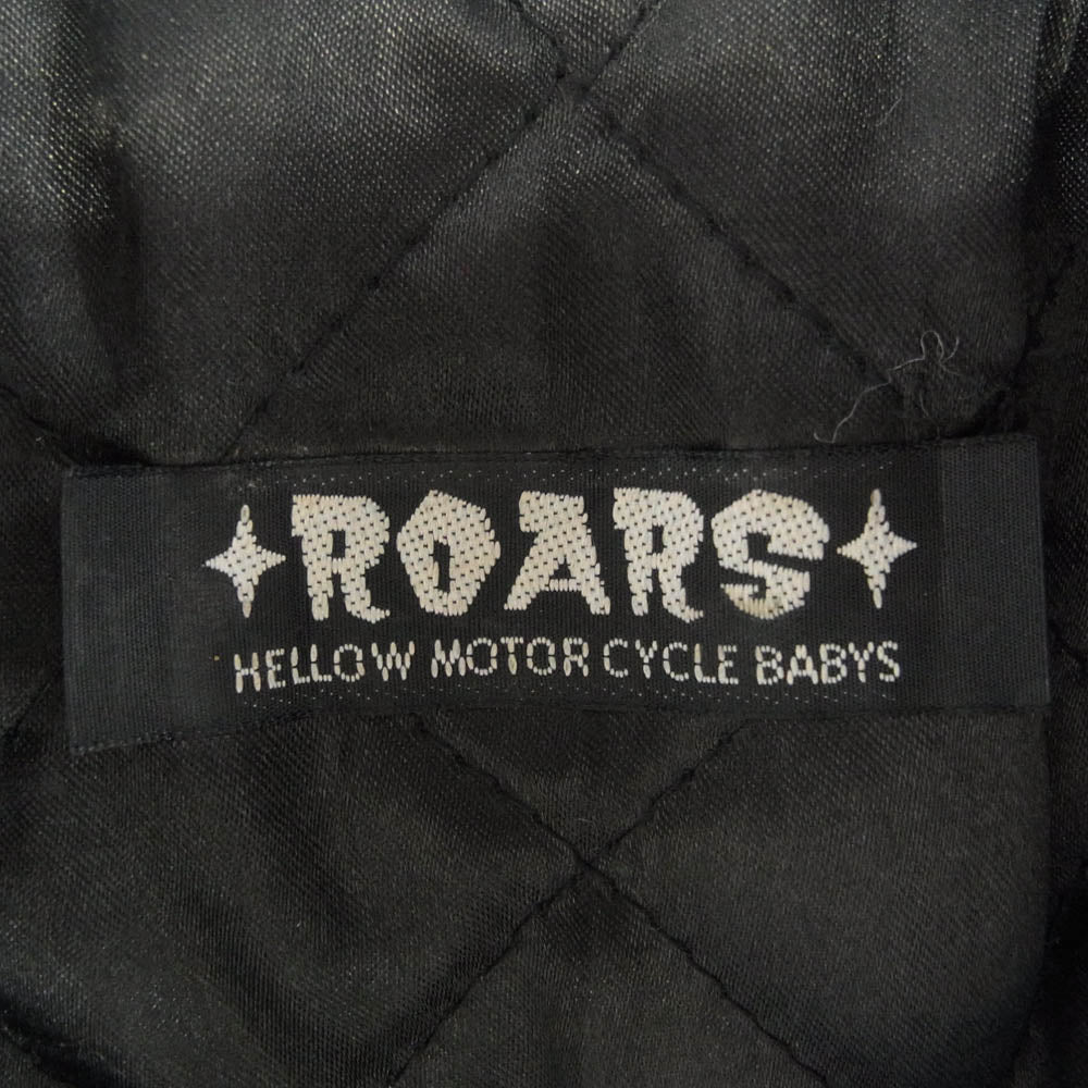 ロアーズオリジナル DOUBLE RIDERS JACKETレザー ダブル ライダース ジャケット ブラック系【中古】