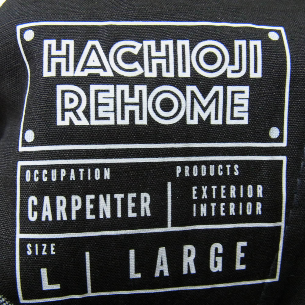 HACHIOJI REHOME デニム ワーク パンツ インディゴブルー系 L【中古】