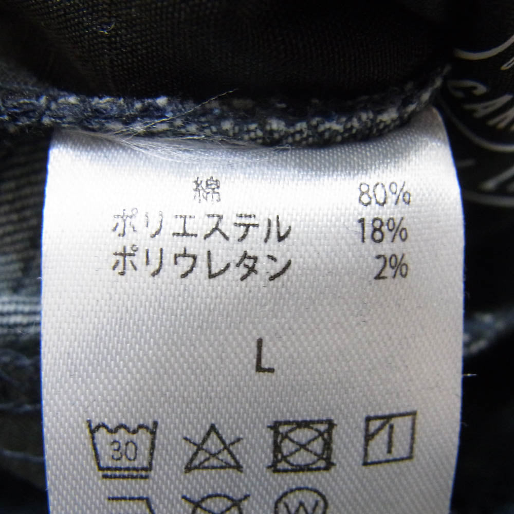 HACHIOJI REHOME デニム ワーク パンツ インディゴブルー系 L【中古】
