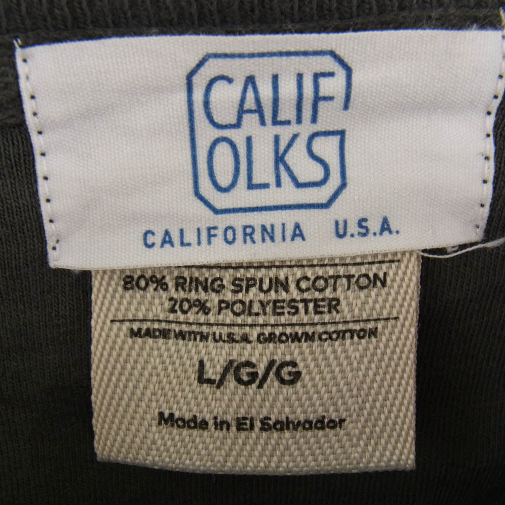 カリフォークス HOLLYWOOD 7.2オンス ロゴ スウェット グレー系【中古】