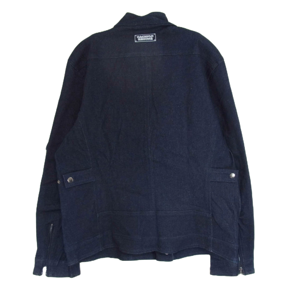 HACHIOJI REHOME ライダース デニム ジャケット インディゴブルー系 XL【中古】