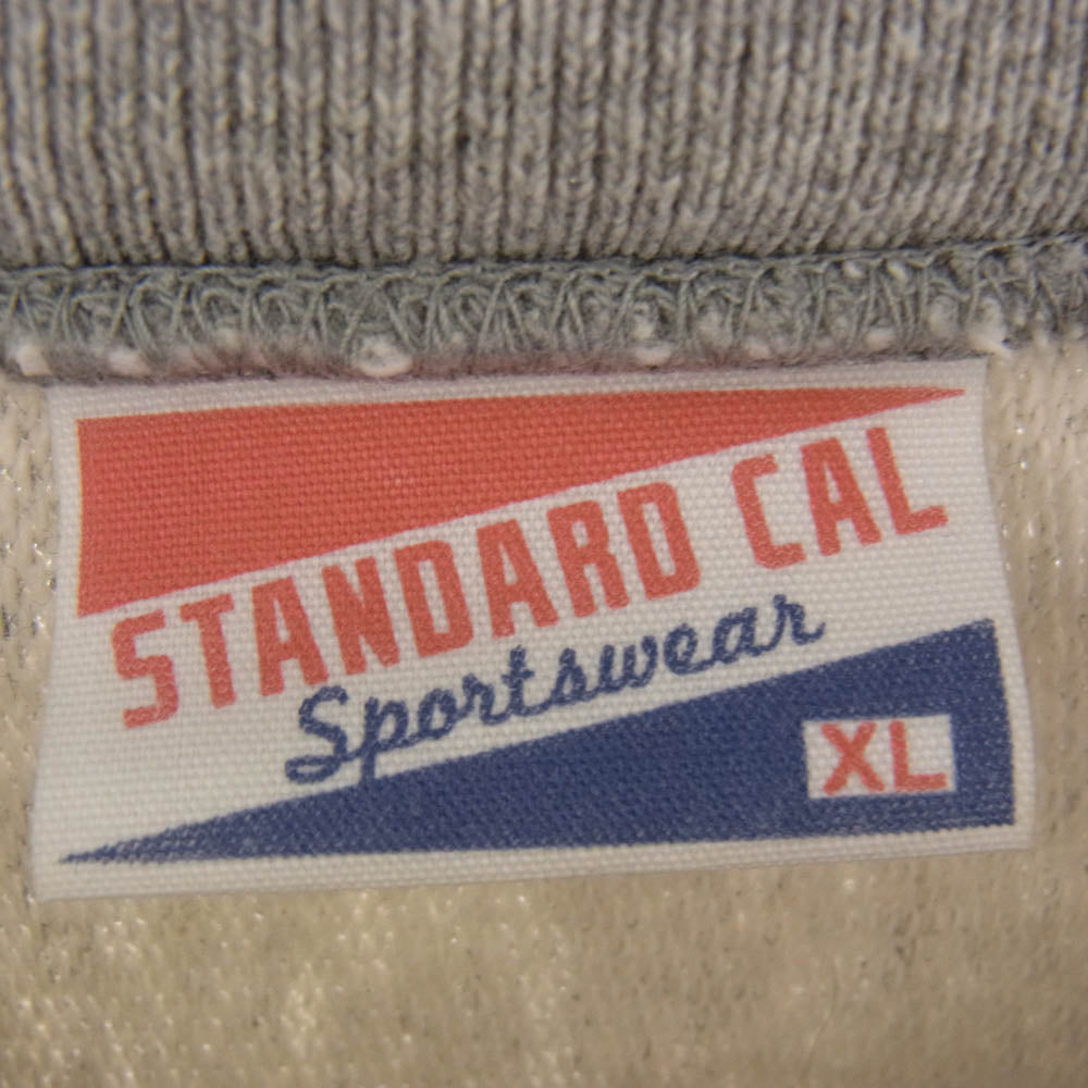 STANDARD CALIFORNIA スタンダードカリフォルニア ×GO OUT SD US Cotton Pullover Sweat ゴーアウト スウェット グレー系 XL【中古】