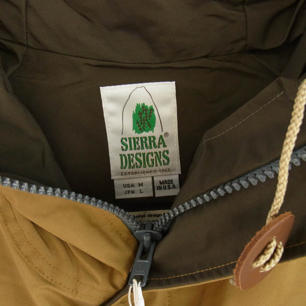 STANDARD CALIFORNIA スタンダードカリフォルニア 515001 × SIERRA DESIGNS SD MOUNTAIN PARKA 20th マウンテン パーカー ベージュ系 L【新古品】【未使用】【中古】