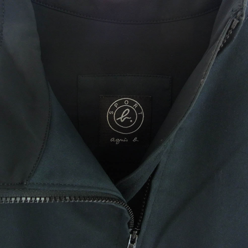 agnes b. アニエスベー 1061692 sports zip jacket ジップアップ ジャケット ネイビー系 L【中古】