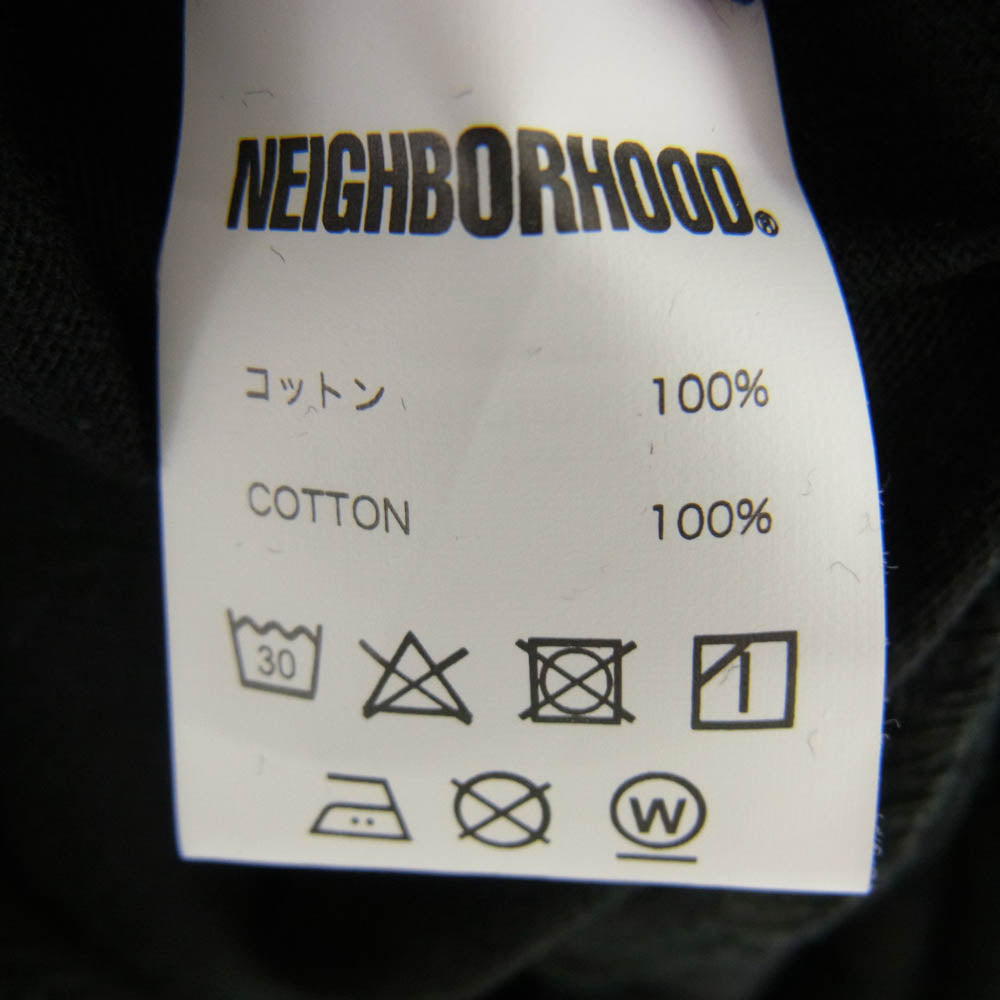 NEIGHBORHOOD ネイバーフッド 24SS 241PC51N-ST02S × EROSTIKA TEE SS-2 エロスティカ グラフィックプリント クルーネック コットン 半袖 Tシャツ カットソー ブラック系 XL【新古品】【未使用】【中古】
