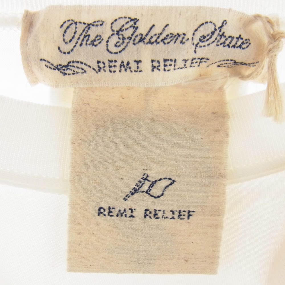 REMI RELIEF レミレリーフ RN24329126 レイヤード 半袖 Tシャツ ホワイト系 XL【中古】